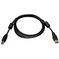 Shielded USB Cable with Ferrite Chokes